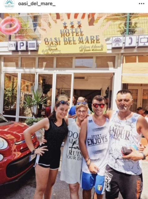 Oasi Del Mare Hotell Rimini Exteriör bild